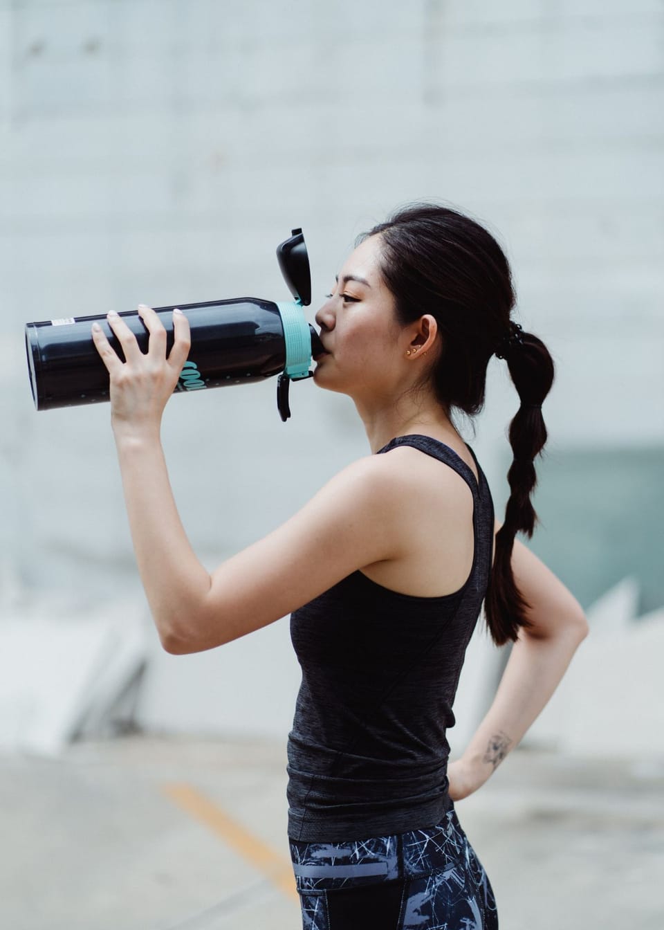 Rehydrating after a workout